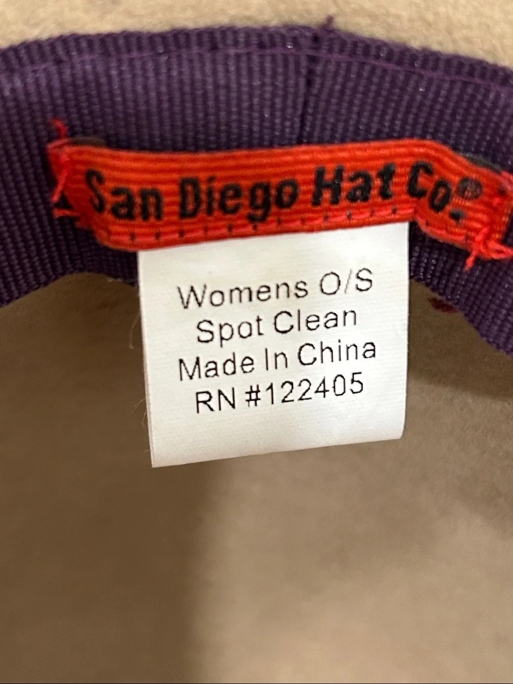 San Diego Hat Company 💯% Wool Hat OS - Picture 5 of 9